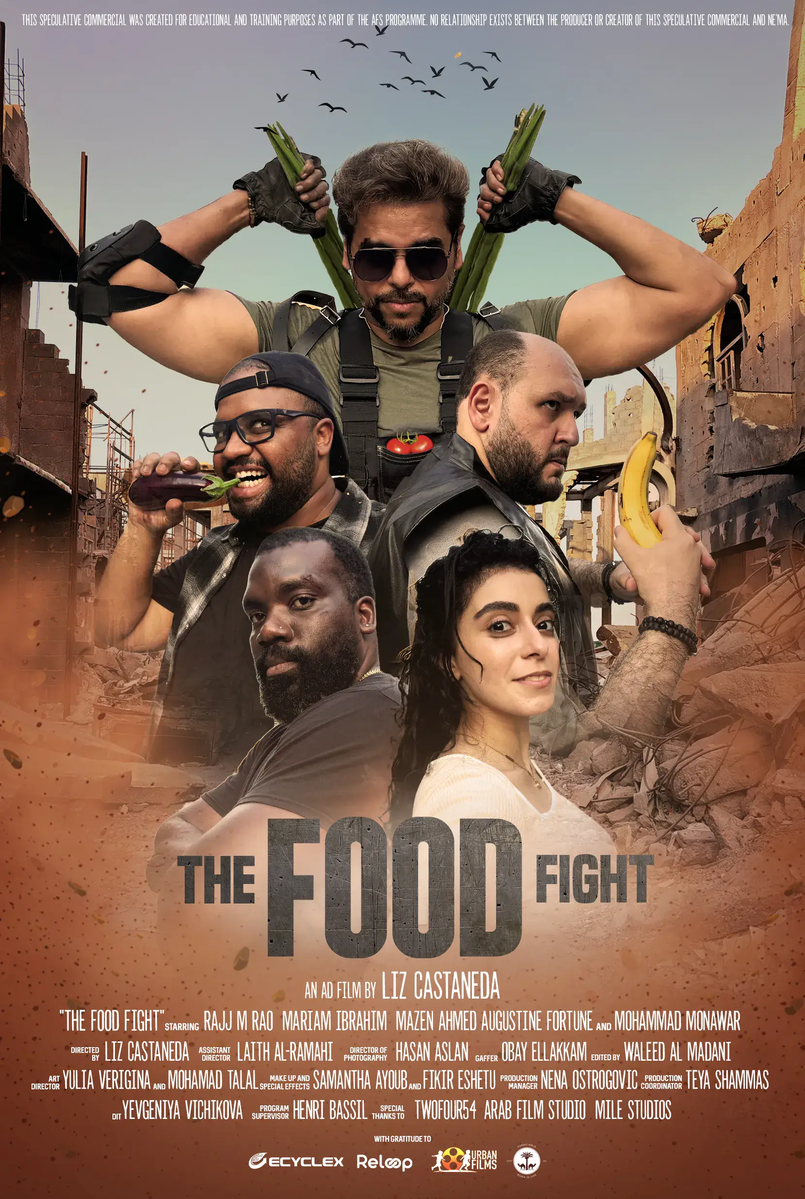 The Food Fight for Arab Film Studio / Creative Media Authority